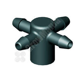 Distributor for 4 capillaries 5 mm horizontal